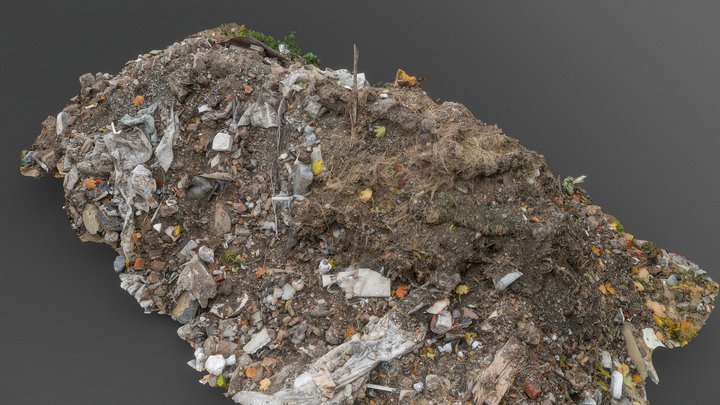 Waste dump heap 3D Model