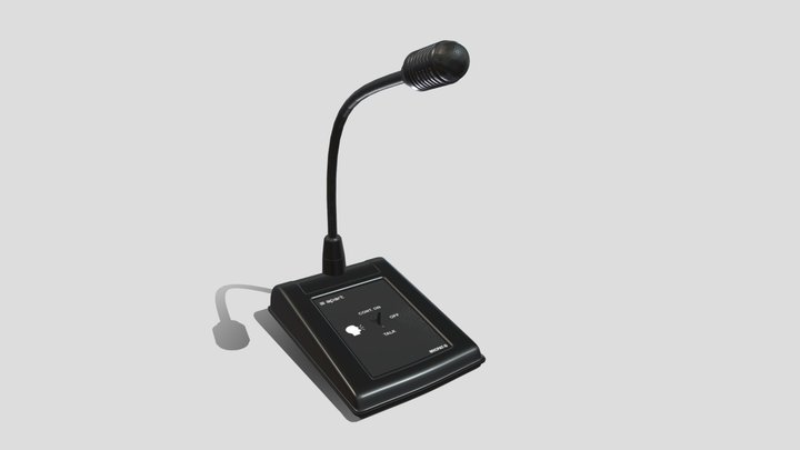 Microphone 3D Model
