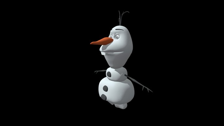 Olaf Character 3D Model