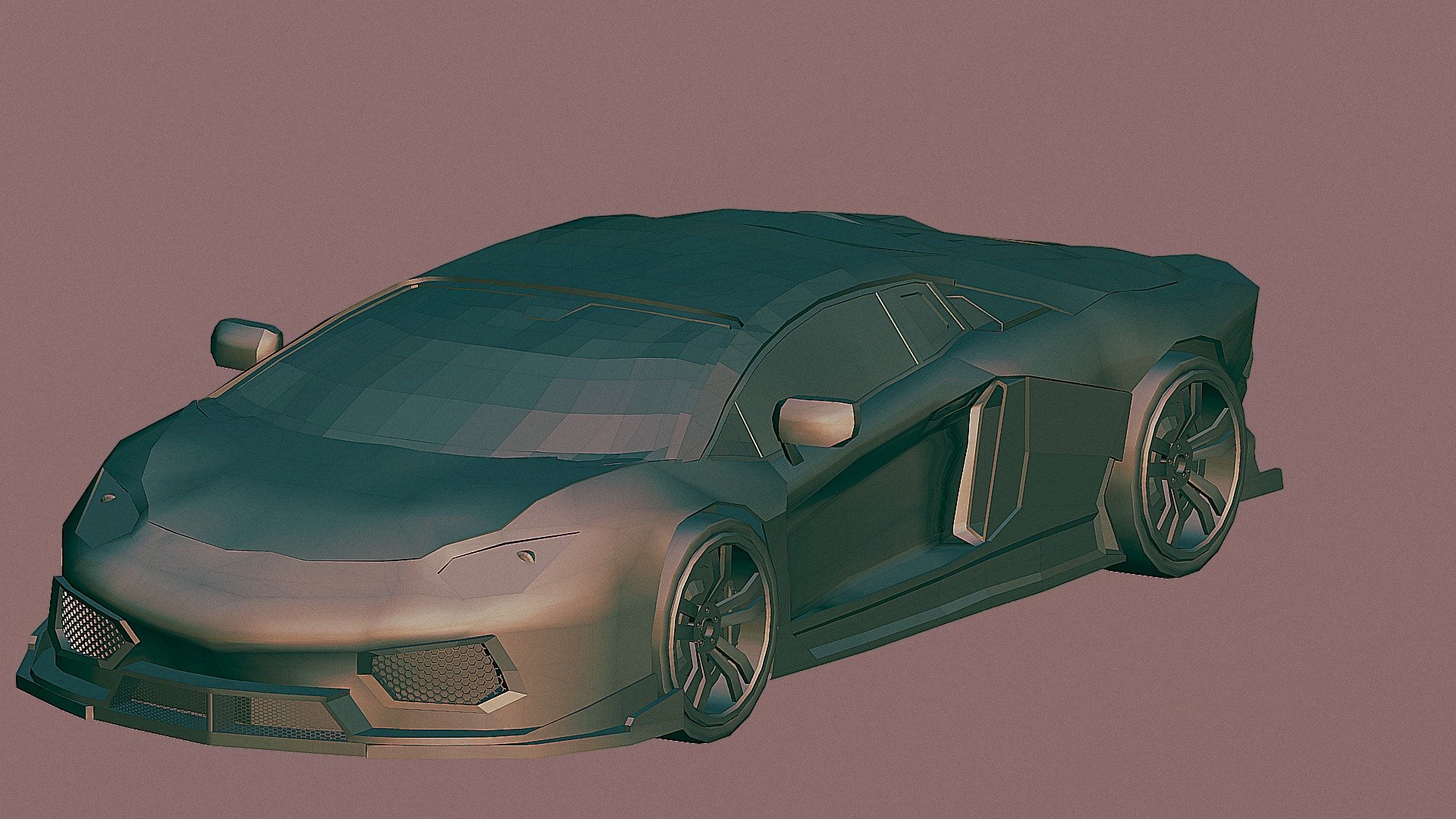 Lambo - Download Free 3D model by Brandon.Wong [1ee18e3] - Sketchfab