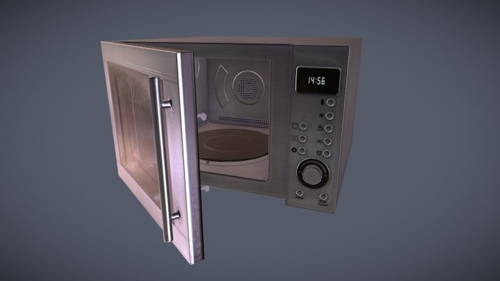 Microwave 3D Model