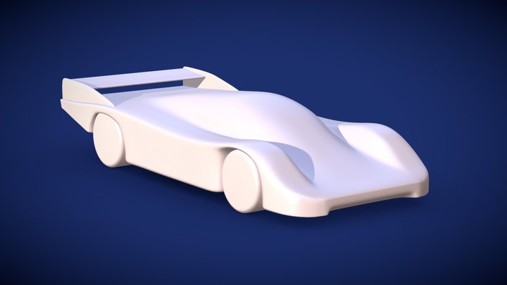 Porsche 956 3D Model