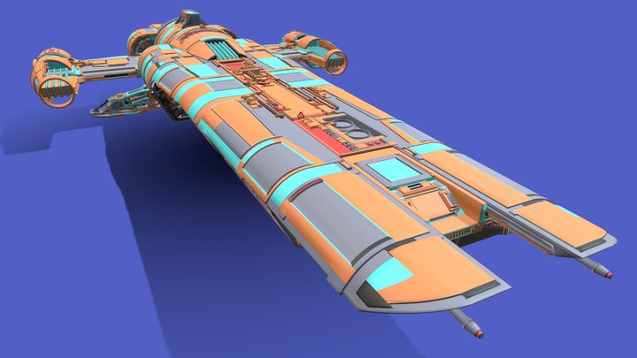 Konjo Spaceship 3D Model
