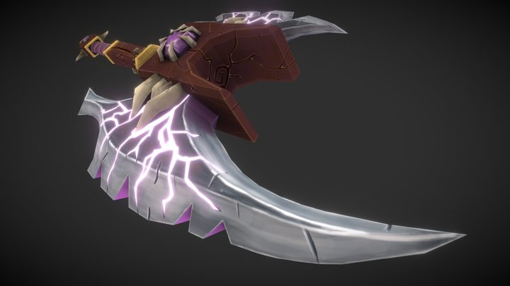 World of warcraft concept weapon 3D Model