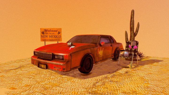 [BREAKING BAD FAN ART] - Jesse Pinkman's Car 3D Model