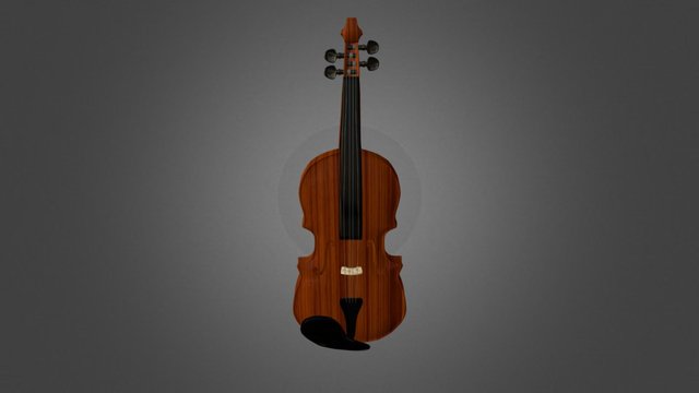 Violin 3D Model