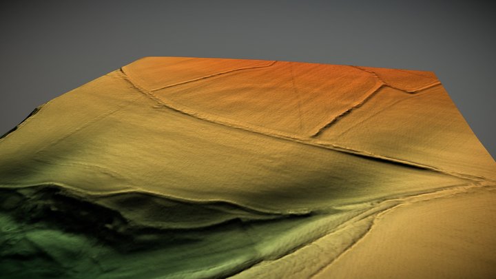 The Ditches, North Cerney, Gloucestershire (UK) – Gratis 3D-model STL