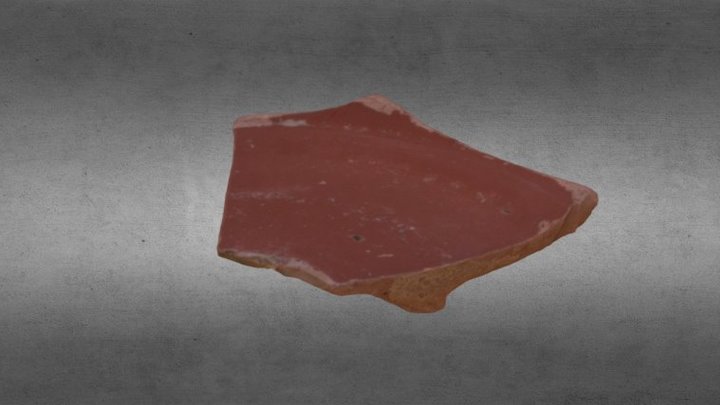 FRAGMENTO DE CERÁMICA SIGILLATA 3D Model