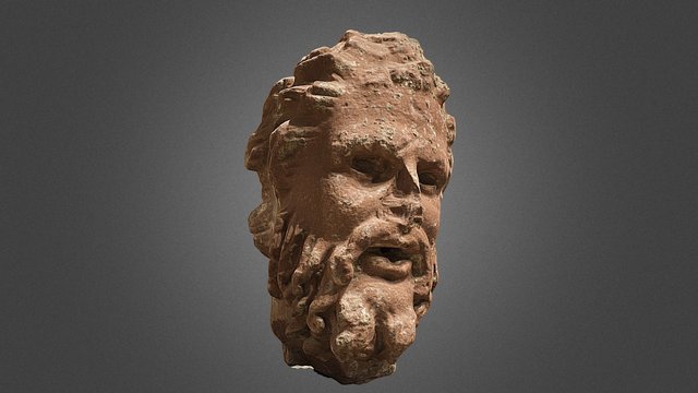Head of a Satyr, 1st century – Kostenloses 3D-Modell STL