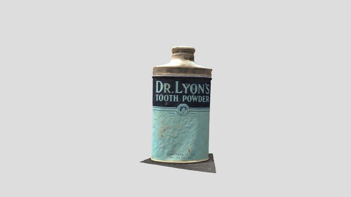 Dr. Lyons Tooth Powder 3D Model