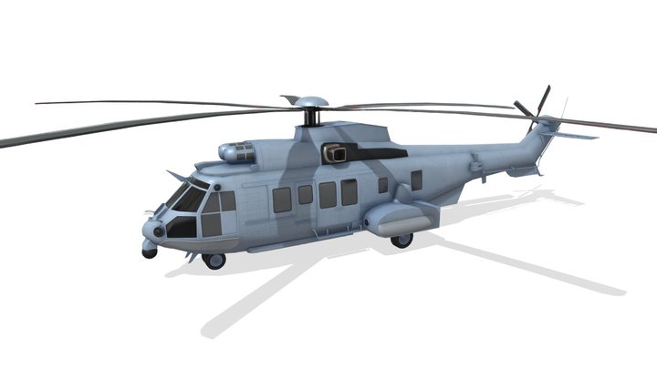 Eurocopter EC725 Cougar 3D Model