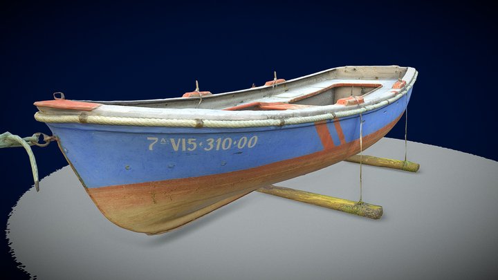 Boat "Campeón" 3D Model