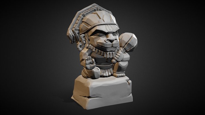 Mahavir Hanuman Free 3D Model 3D Model