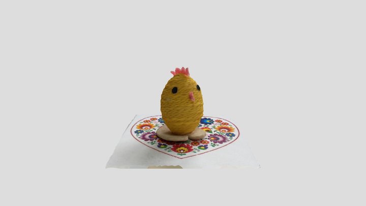 Egg Chicken 3D Model