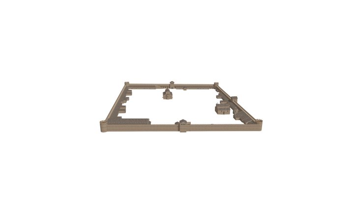 Антична крепост - Туида 3D Model