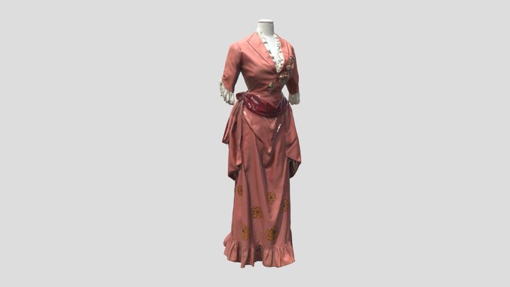 Vestit_de_ Margarida_ Xirgu_per_a_ Doña_ Rosita 3D Model