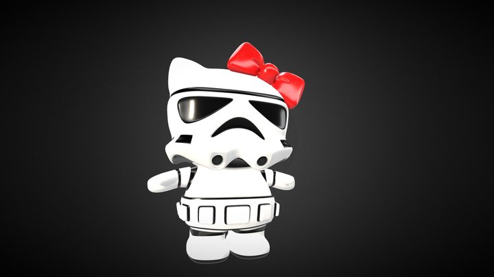 Hello Trooper 3D Model