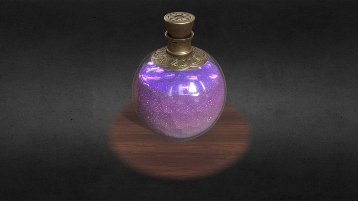 Potion-4K-BakeMaterialTest – Free 3D Model STL
