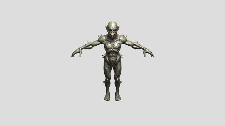 Green Monster 3D Model