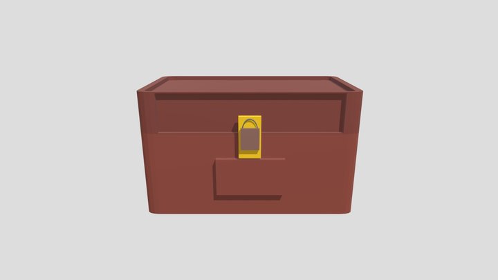 Baú_lowpoly – Free 3D Model STL