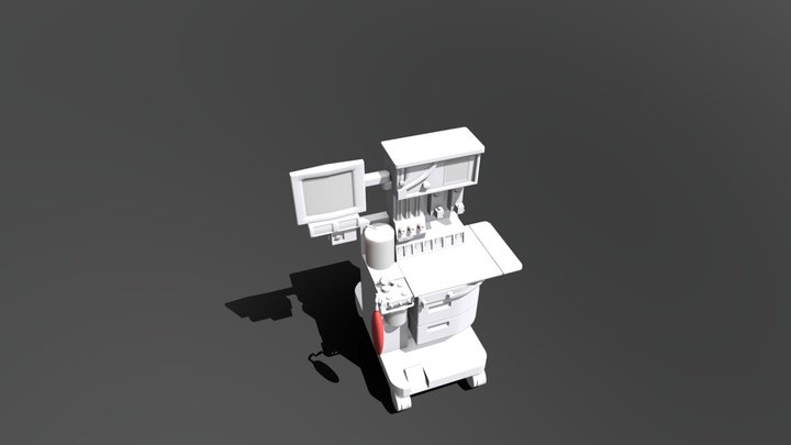 Anesthesia_Machine_FBX_Textures 3D Model