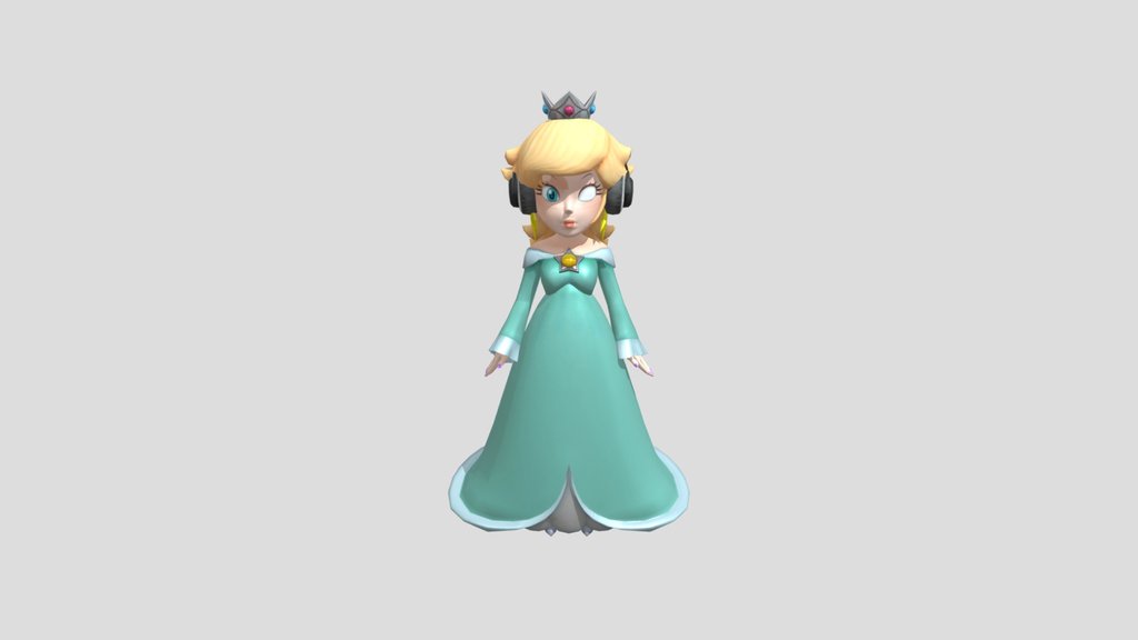 Rosetta wearing headphones