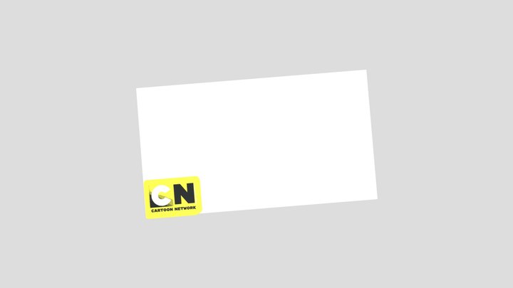 Cartoon Network 2021 Thumbnail logo remake (Yell 3D Model