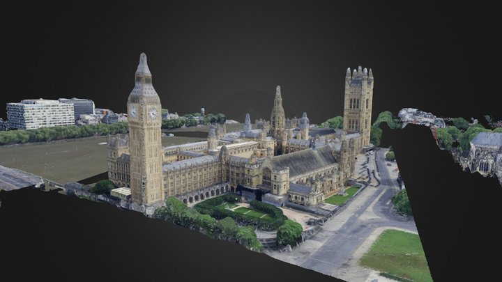 Big Ben and Westminster Palace – Modèle 3D gratuit STL