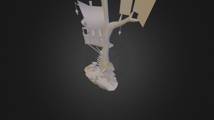 sketchfab treehouse 3D Model