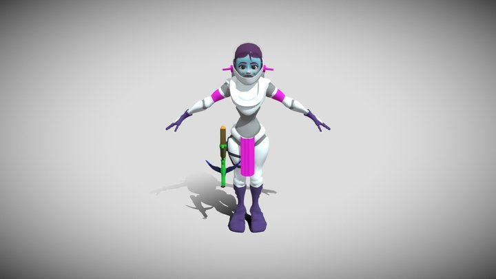 TEST_FEMALE_01 3D Model