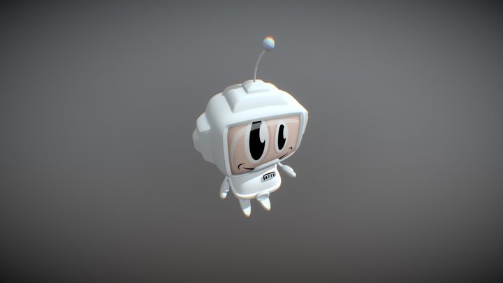 The little Astronaut 3D Model