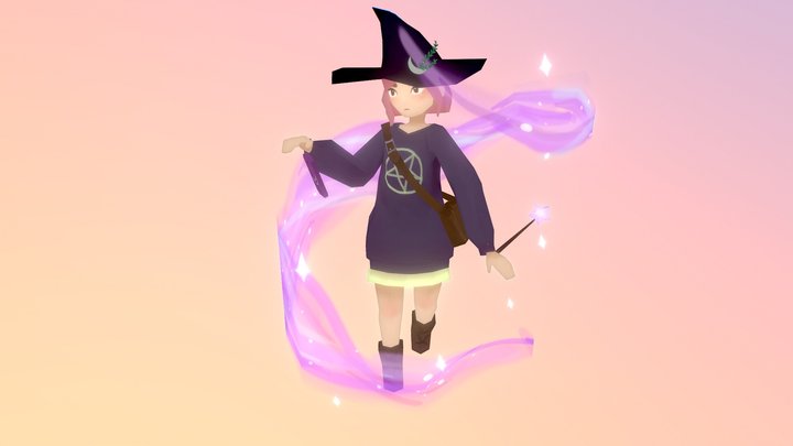 Casual witch #WitchChallenge 3D Model