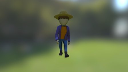Farmer 3D Model