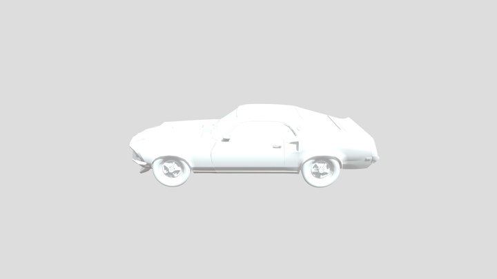 Ford Mustang 1969 – Modello 3D gratuito STL