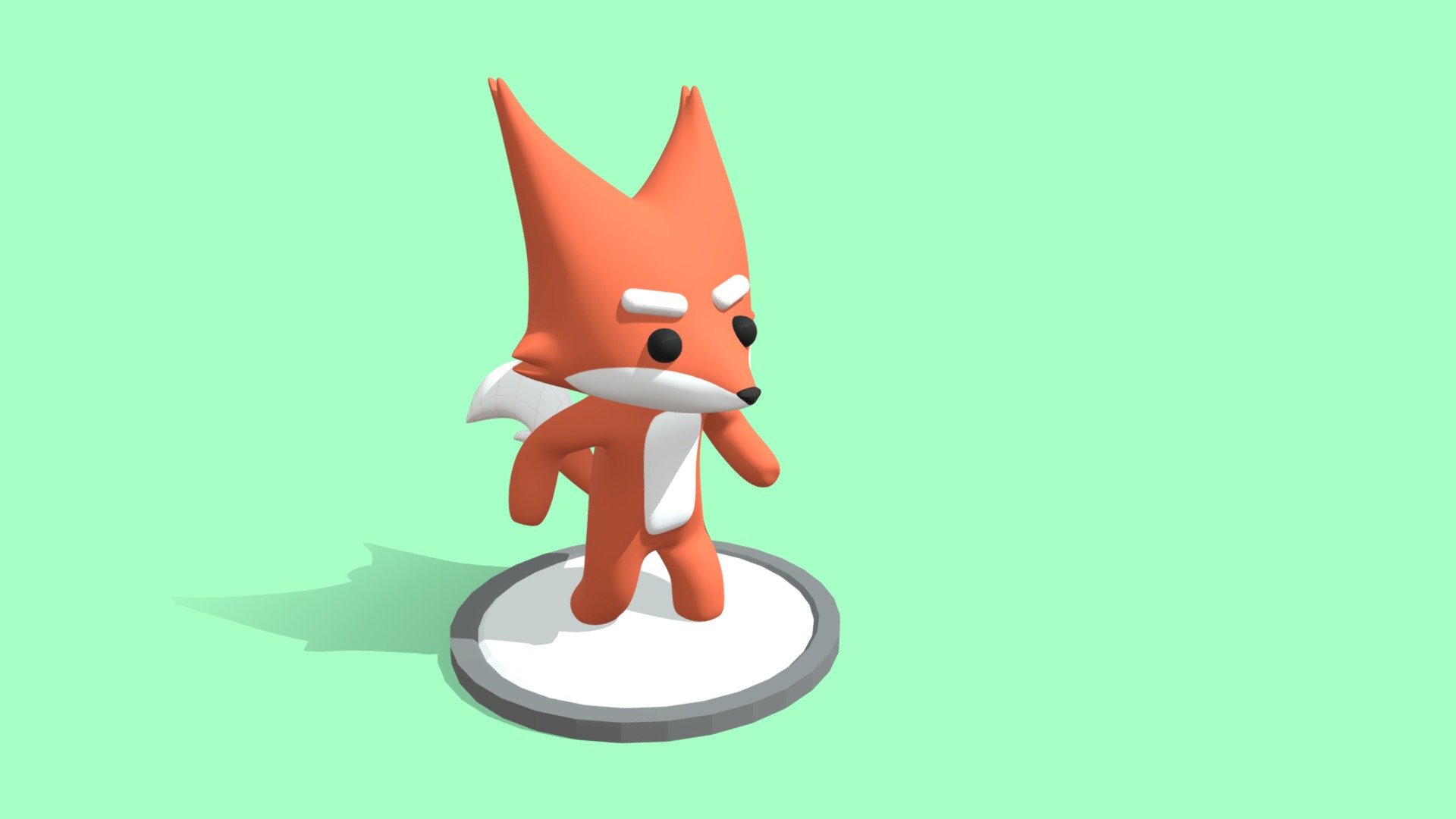 Default Fox from Super Animal Royale - 3D model by NickCunninghamArt  (@NickCunninghamArt) [1ef7058]
