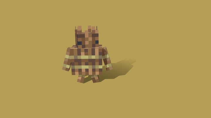 The Straw Golem 3D Model