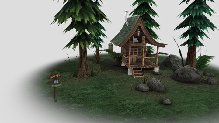Poppy Cabin IV 3D Model