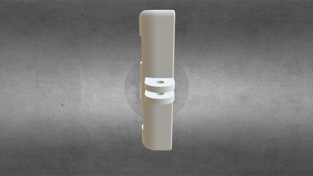 Serfas Trident USB Led to GoPro Mount 3D Model
