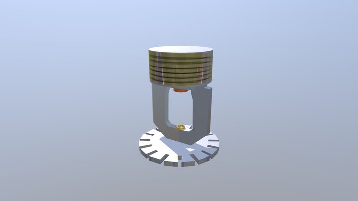 Sprinkler Head Without Bulb 3D Model