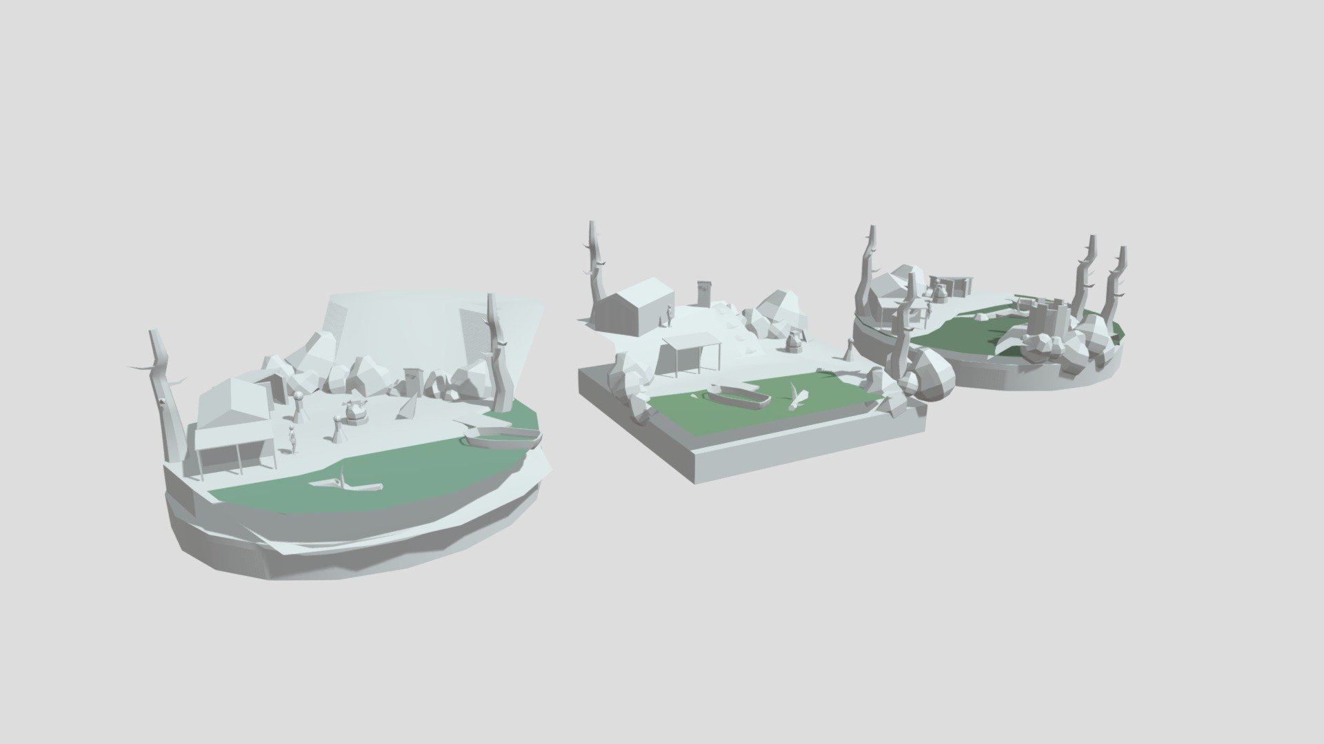 Forest Loner - Blockouts - 3D model by Lukas Kirkham (@lukaskirkham ...
