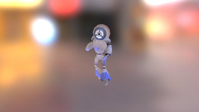 Flow Bot(Posing) 3D Model