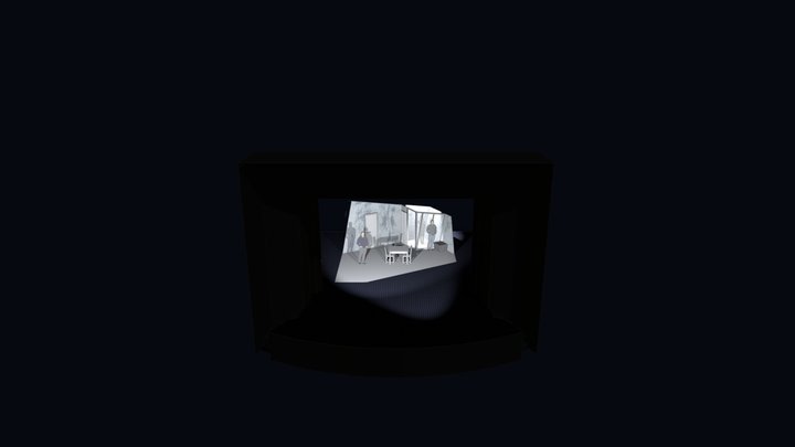 Pozorište - Nigdje nikog nemam 08 MINI SCENA 01H 3D Model