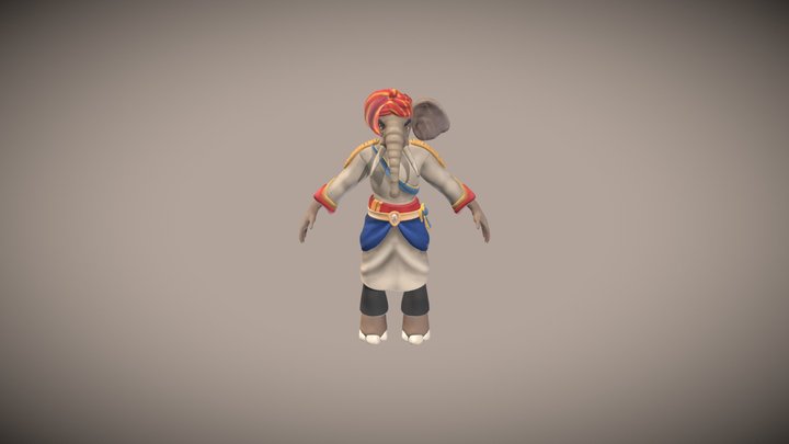 CHARA DESIGN - Elephant 3D Model