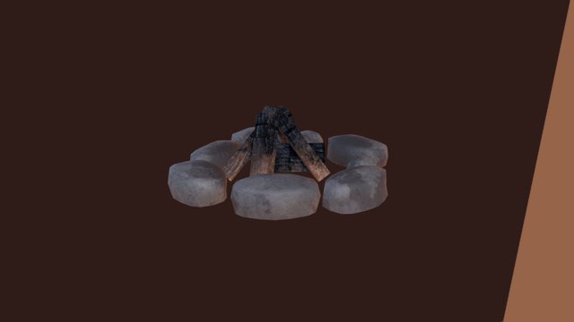 Campfire 3D Model