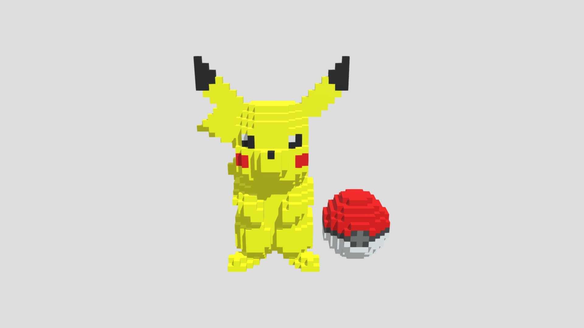 Pikachu - Download Free 3D model by colombo0718 [1efa3ed] - Sketchfab