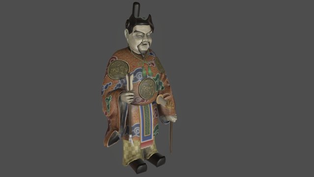 Zuijin Statue 3D Model