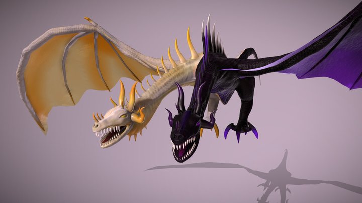 Heliolyx & Nyxah 3D Model