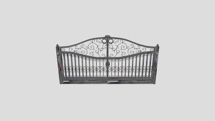 Big Iron Gate 3D Model