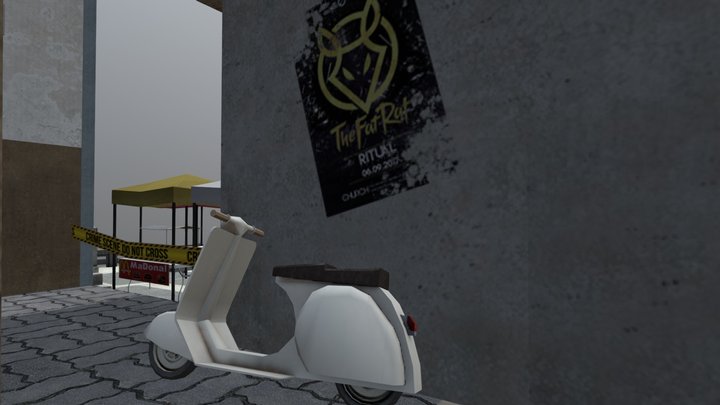 Cityscene Bangkok 3D Model