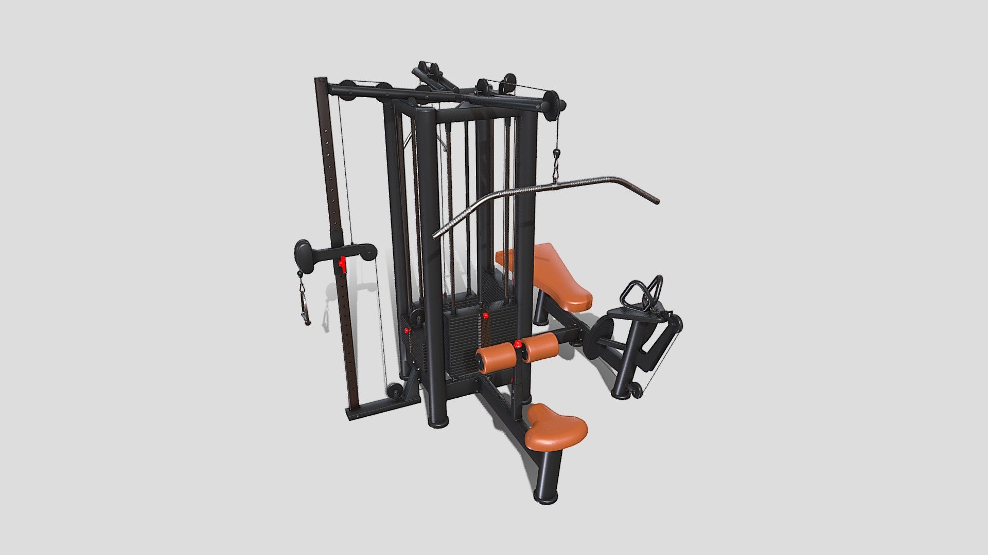 4 Multi Station Jungle Machine V2 - Buy Royalty Free 3d Model By 